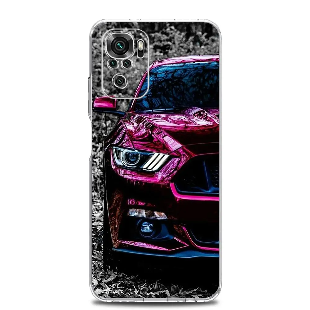 Sleek Sport Car Clear Silicone Phone Case