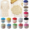 50g /roll 0.8mm Lace Thread Crochet Cotton Yarn Handmade DIY Line Fine Wool for Knitted Woven Sewing Accessories 2