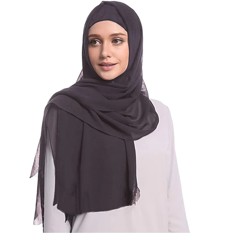 

Chiffon Scarves Shawl New in Matching Premium Dubai Hijab Set Headscarf