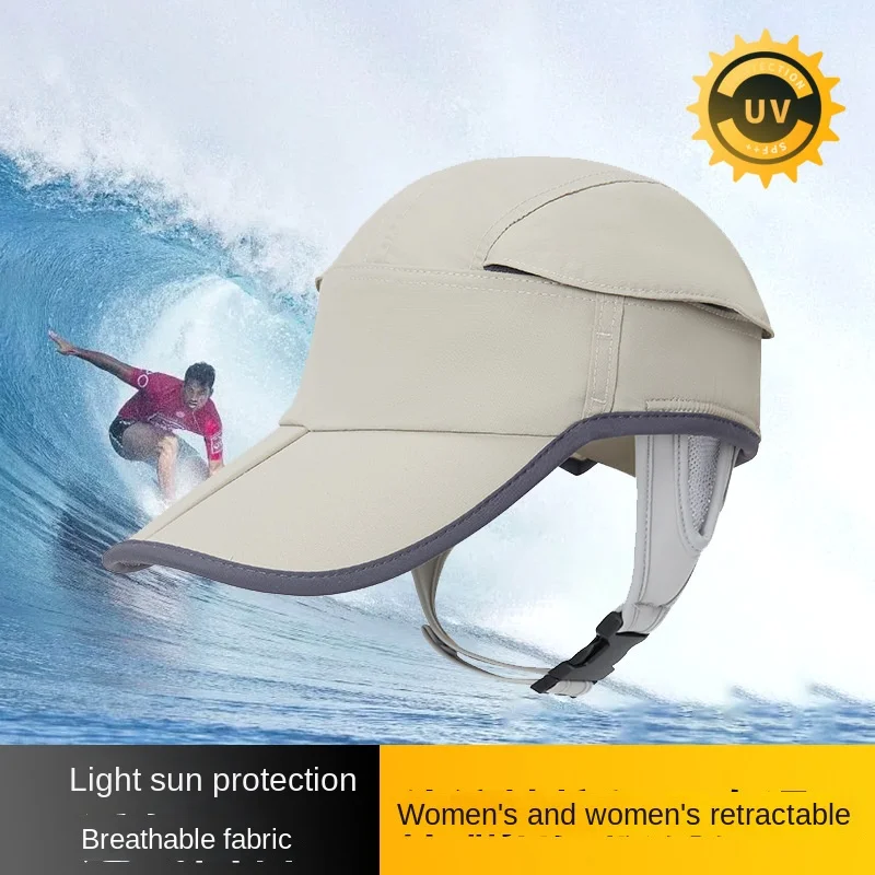 Casquette baseball été waterproof UPF 50+ pliable protection UV pêche randonnée plage