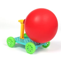 Balloon Recoil Car DIY Kit Science Physical Experiments