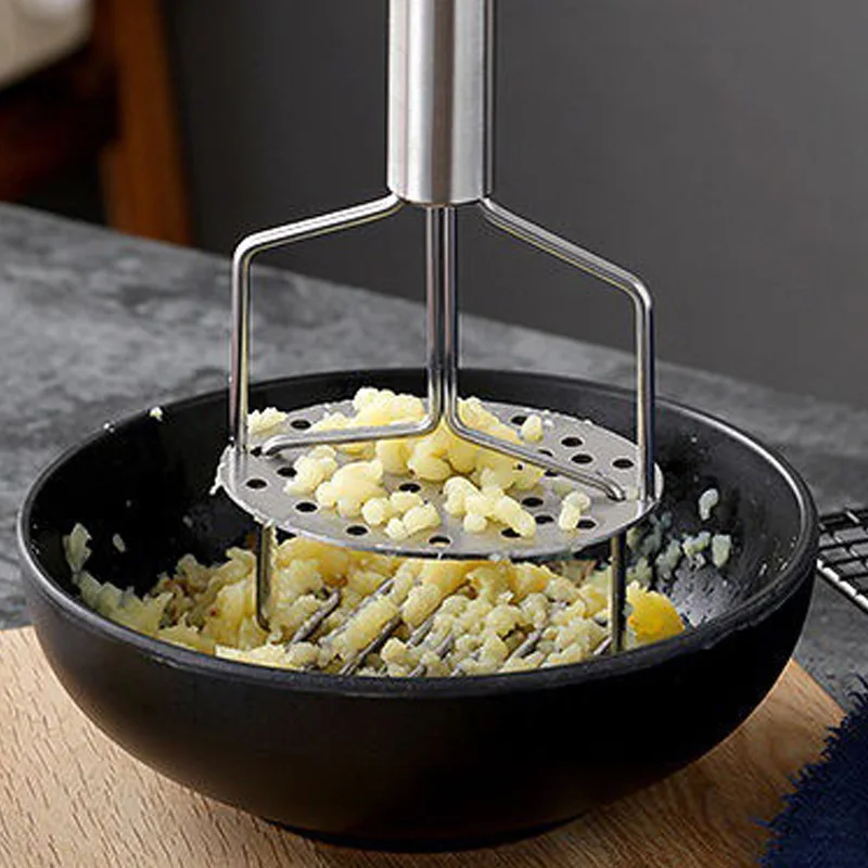 Grote Aardappel Ricer, Ricer Voor Aardappelpuree, Duty Roestvrij Staal Aardappel Masher En Ricer Keukengereedschap Pers En Puree Voor Perfecte Aardappelpuree