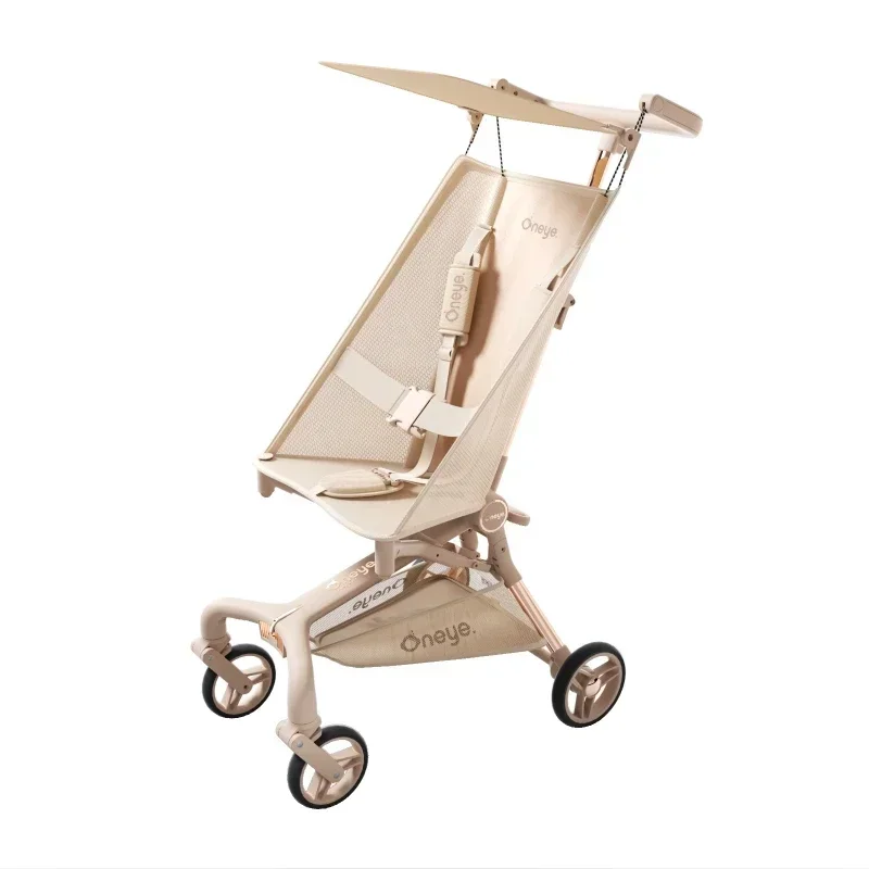Foldable Ultra-light Stroller Portable Pocket Baby Stroller High View Baby Lightweight Four-wheel Carriage