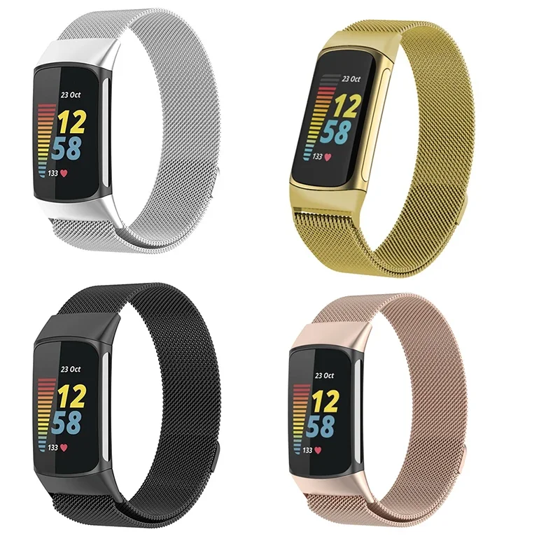 Stainless Steel Magnetic Loop Mesh Bracelet Wrist Strap