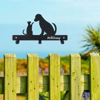 1pc Wrought Iron Metal Claw Pet Cat and Dog Hanger Coat Key Leash Wall Mount Storage Rack Towel Rack Storage Rack Storage Rack 1