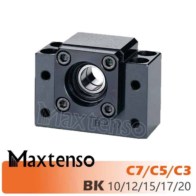 

MAXTENSO BK опорный блок Профессиональный BK10 BK12 BK15 BK17 BK20 фиксированная сторона C3 C5 C7 шариковый винт TBI SFU1605 Premium BF12 CNC часть