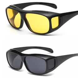 Night Vision Anti - Glare UV Protection Driving Glasses (2PCS)