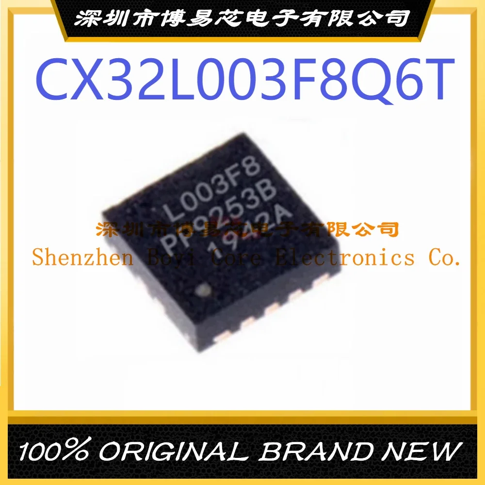 CX32L003F8Q6T Screen Printing L003F8 Package QFN20 New Original Authentic IC Chip 5 50pcs 100% new original pzta92t1g pzta92t1 pzta92 screen printing p2d package sot223 300v 500ma pnp transistor chip