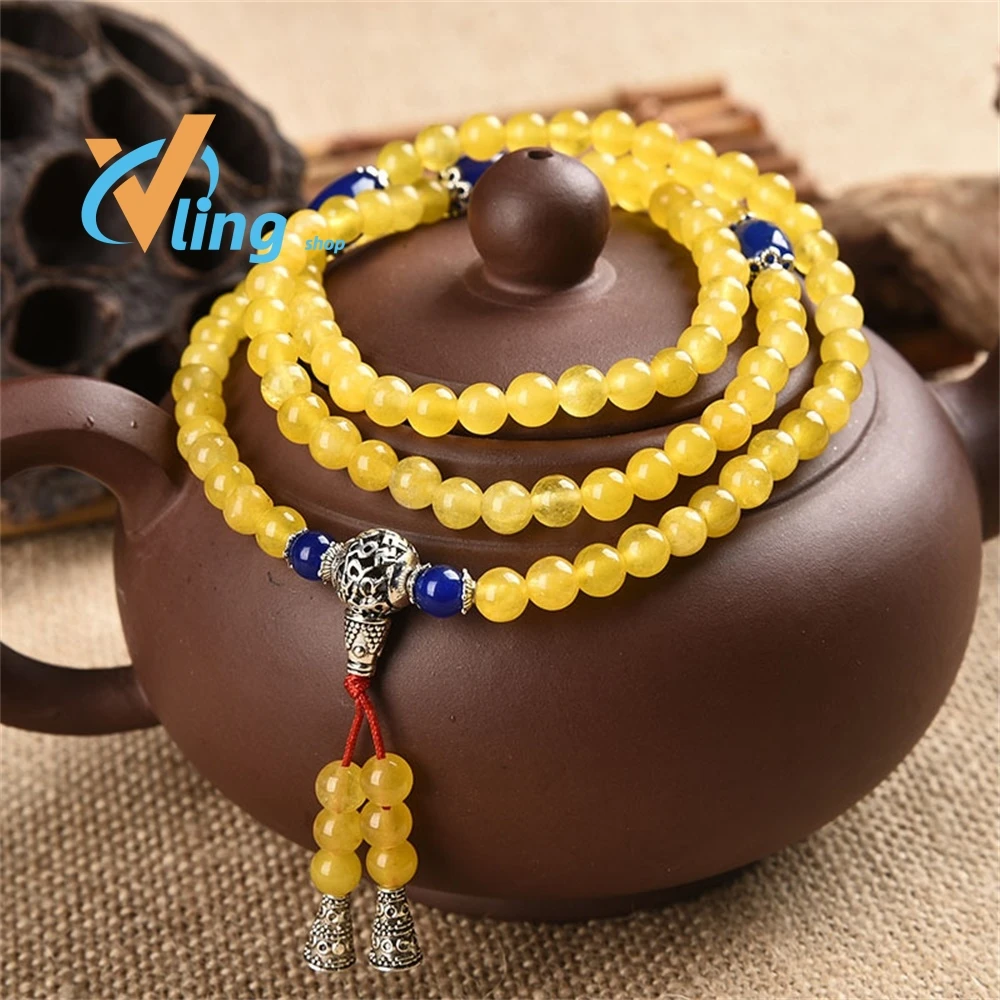 108 Natural AgateHand Catenar Korean Fashion Nick Girls KidsUkrainian Style Best Sellers 2022 ProductsTemperamentHoliday Gifts