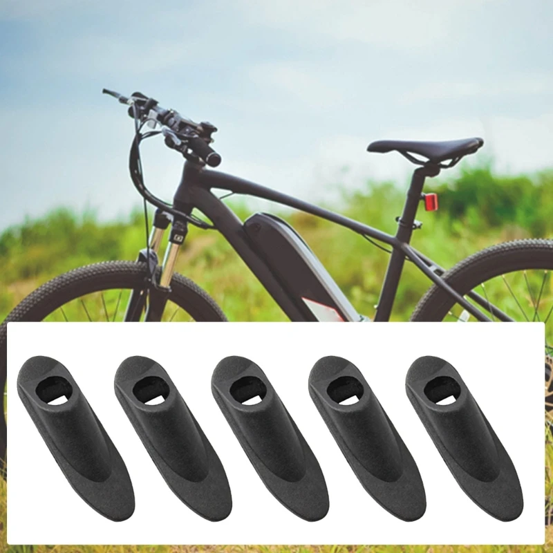 

10Pcs Bike Lines Pipe Clamp Bike Grommets Bicycles Brake Shiftesr Embedded Wire Passing Clamp for Bike Brake Wire Cable
