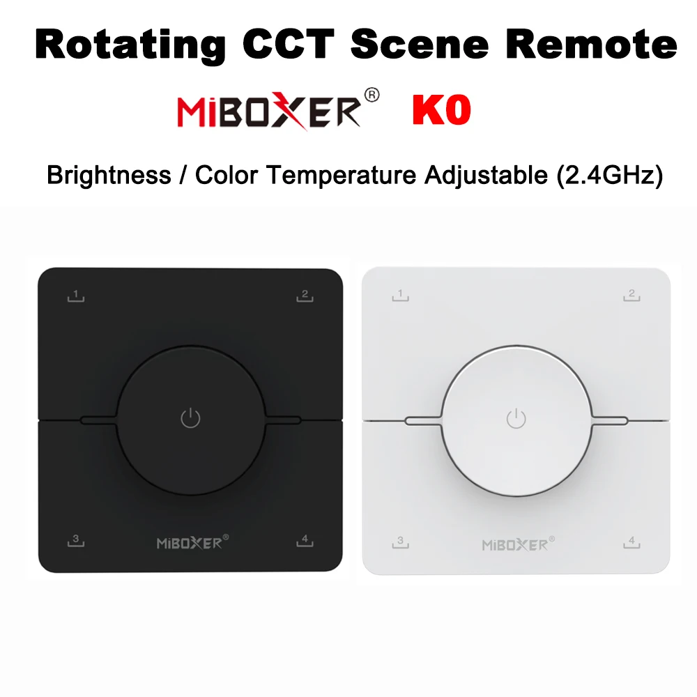 Description Picture 2 of itemMiboxer K0 Rotating CCT Scene Remote Color Temperature Adjust And Brightness Dimming Magnetic LED Controller