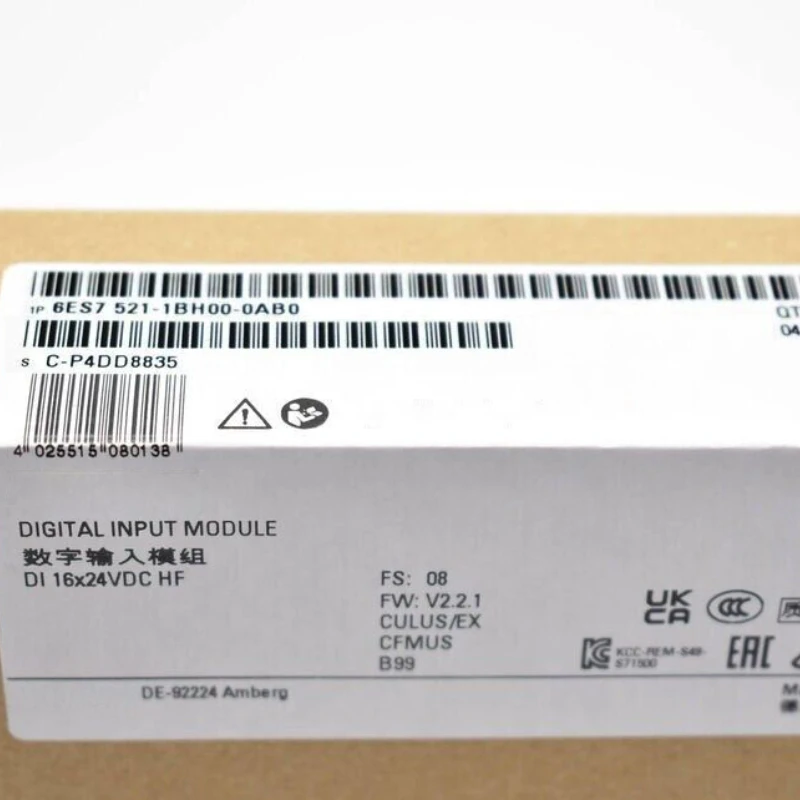 

NEW 6ES7521-1BH00-0AB0 S7-1500 Digital Input Module DI 16xDC 24V HF 6ES7 521-1BH00-0AB0