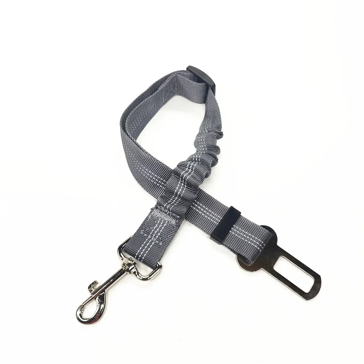 Dog Leash Harness Dogs Dog Accessories Supplies Pet Dog Car Seat Belt Retractable Buffer Elastic Reflective Safety Traction Rope