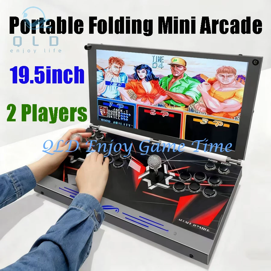 Console di gioco arcade portatile da 19,5 pollici, doppio lettore con schermo HD Pandoras Box DX 26800 in 1, macchina per videogiochi retrò