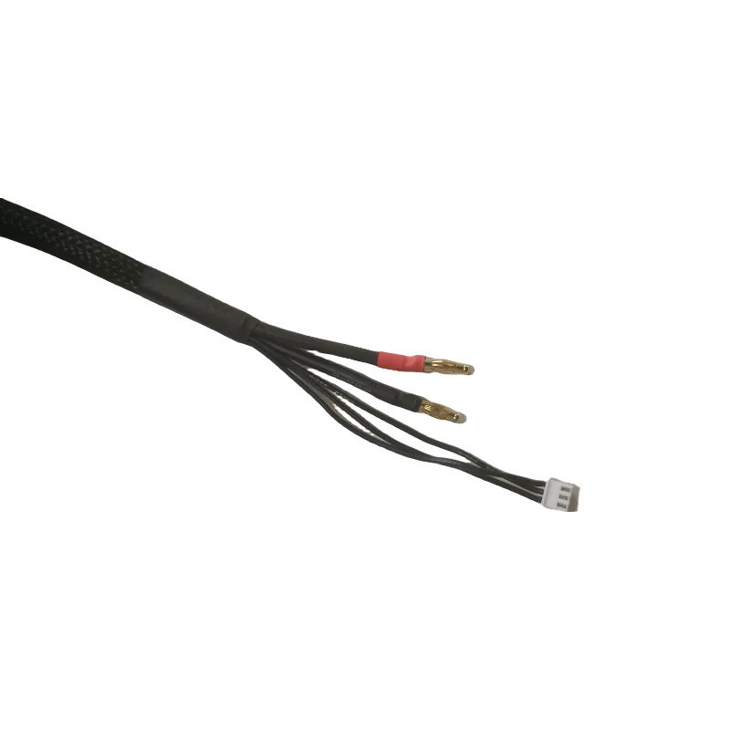 High-Amperage RC Car Hardcase LiPo Battery with Gold Bullet Connectors and JST-XH Balancing Plug