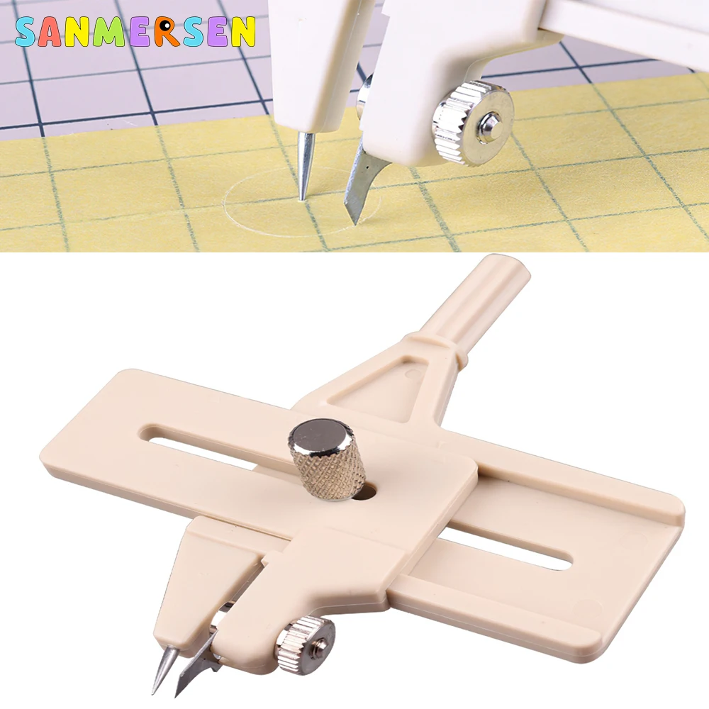 Adjustable Masking Tape Circular Cutting Tool Cutting Diameter: 4mm-100mm Circle Cutter Model Diy Hobby Craft Tool