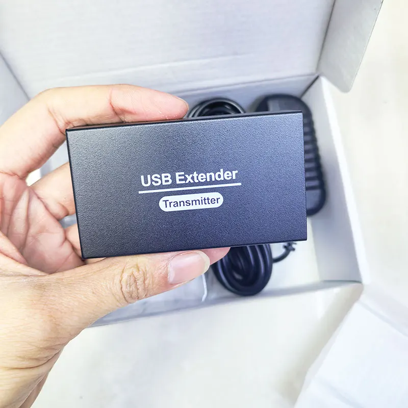 120M USB2.0 Extender Over Etherne 4HUB USB Transmitter Receiver ...