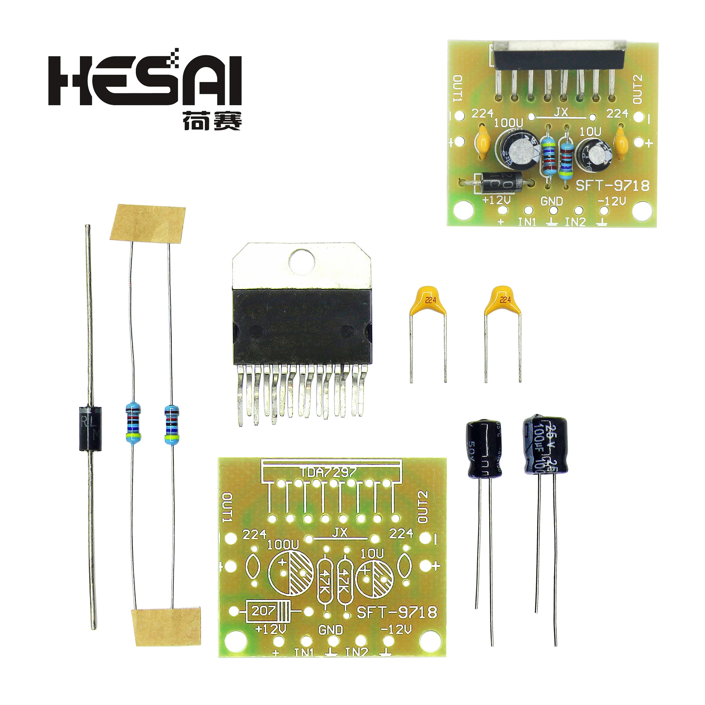 TDA7297-Amplifier-Board-Spare-Parts-DC-12V-Grade-2-0-Dual-Audio ...