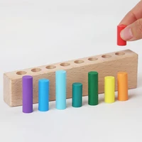 Wooden Memory Stick, Educational Learning Toys for Boys and Girls, Develop Kids's Memory and Color Recognition 1
