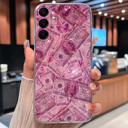 Cute Flowers Soft Clear TPU Silicone Phone Case - Protective Bumper Cover for Galaxy A07 (U1263)