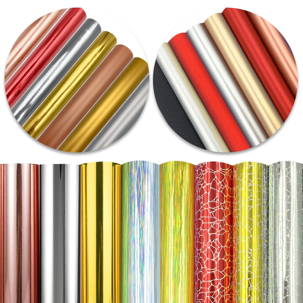 Permanent Adhesive Backed Vinyl Sheets 12" x 10"/12" x 39" 27 Assorted Colors Works with Cut Craft Cutters for Home Mug Decor