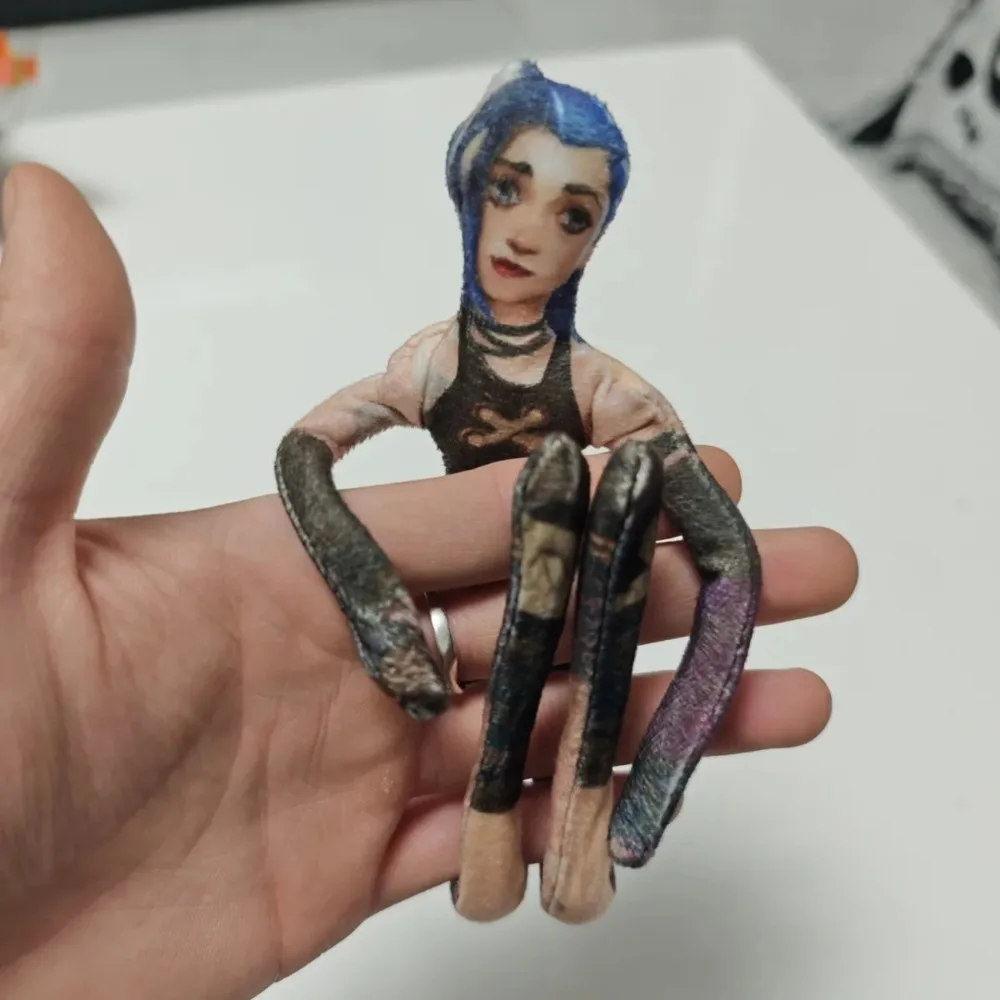 Legend Jinx Ekkos Plush Doll Jinx Legend Vi Plush Stuffed Doll Mascot Cosplay Birthday Christmas Gift