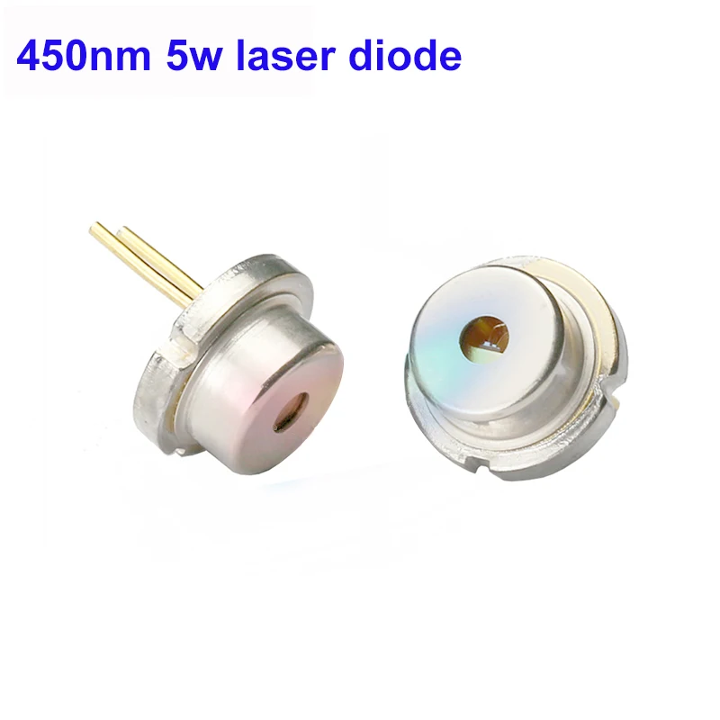 NUBM08 Platte Cap 450nm 5W Laser Diode Nichia Enkele Buis Ld Bewegen Collimator Lens Met Flat Window Pakket