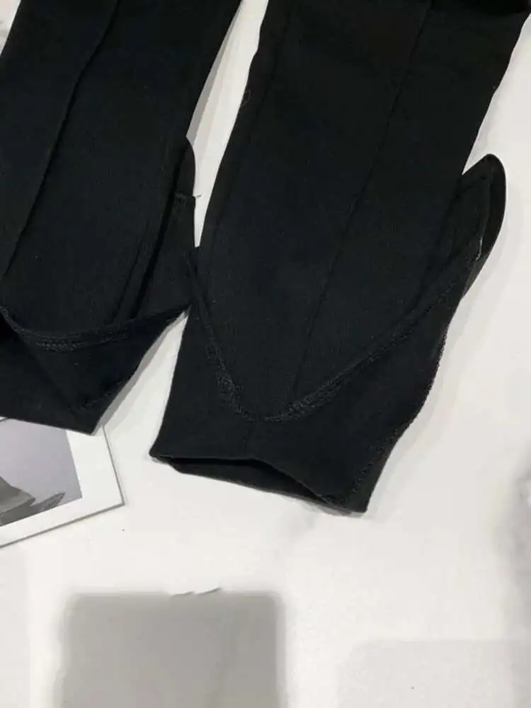 DEAT Fashion Simple Versatile Solid color Pant Women's New Stretch Loose Leisure High Waist Trouser Female 2023 Spring 11P01570