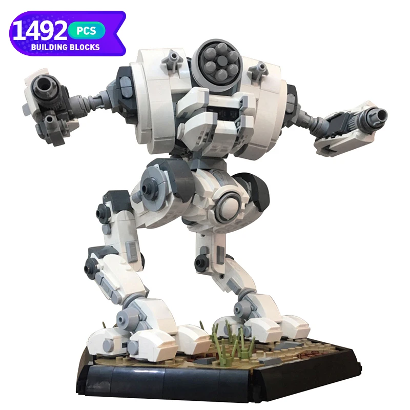 

MOC BattleTeched Mech Robot Building Block Build Model Uziel Mech Robot Action Figure Battle Robot Brick Toy Holiday Gift