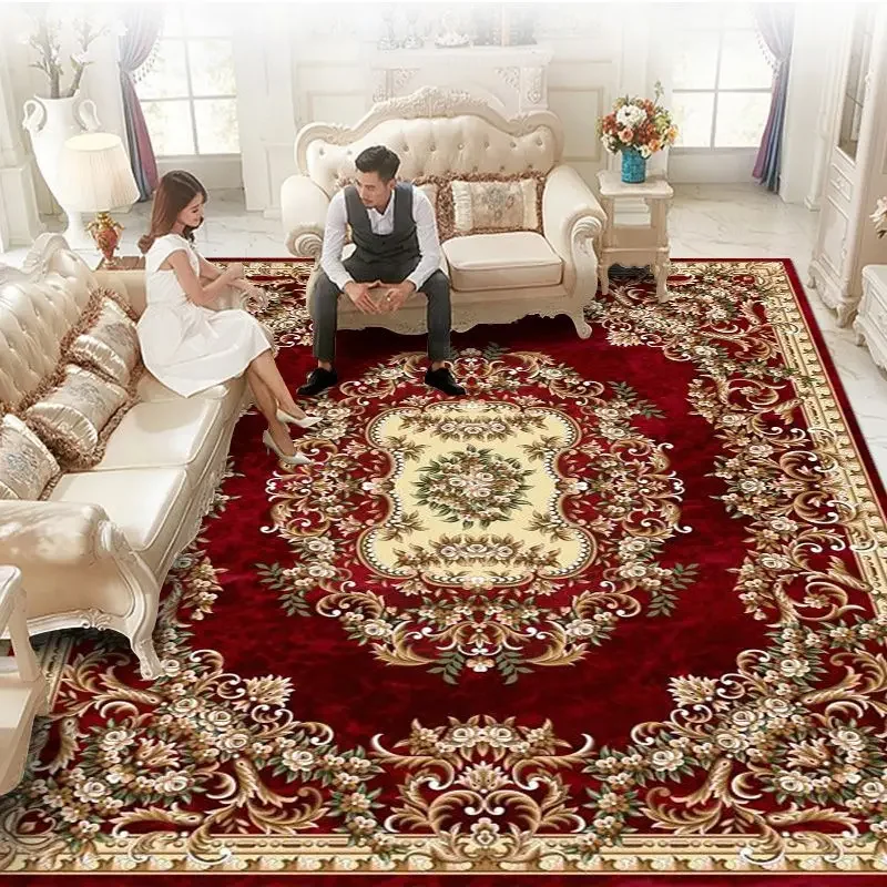 Alfombras persas para decoración de habitación, tapete lavable para puerta  de entrada de sala de estar