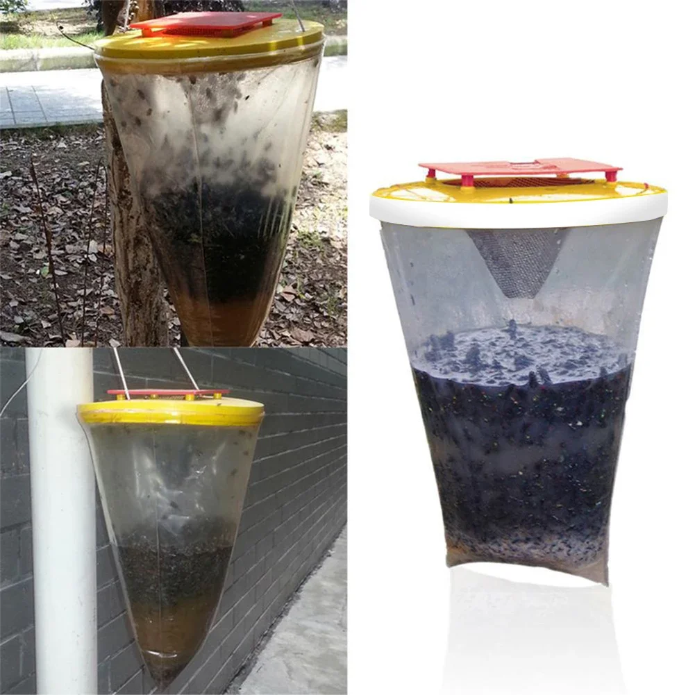 Fly Trap Insect Traps 1-10PCS Hanging Reusable Outdoor Garden