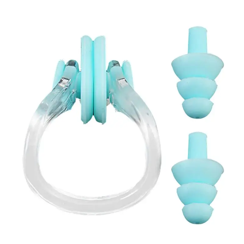 

Swimming Ear Plugs For Kids Nose Clip For Swimming Waterproof Water Sports Earplugs Ergonomic Design For Comfort Earplugs For