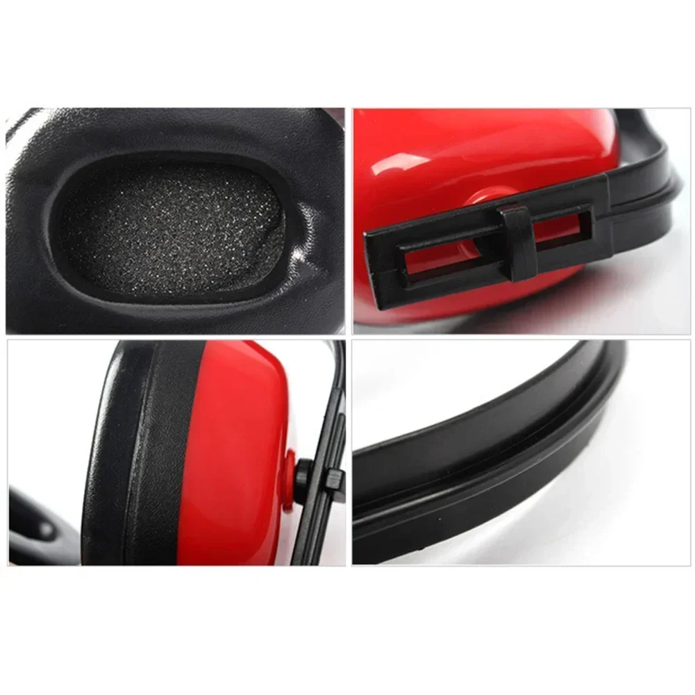 Anti noise earmuffs soundproof anti noise earmuffs mute headphones for study work sleep ear protector with foldable adjustable headband