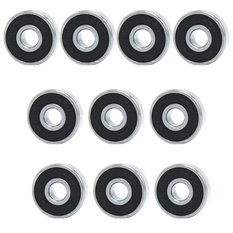 

16x5 x5mm Deep-Groove Ball Bearing Rubber Seal Bearings 10-Piece for Skateboard