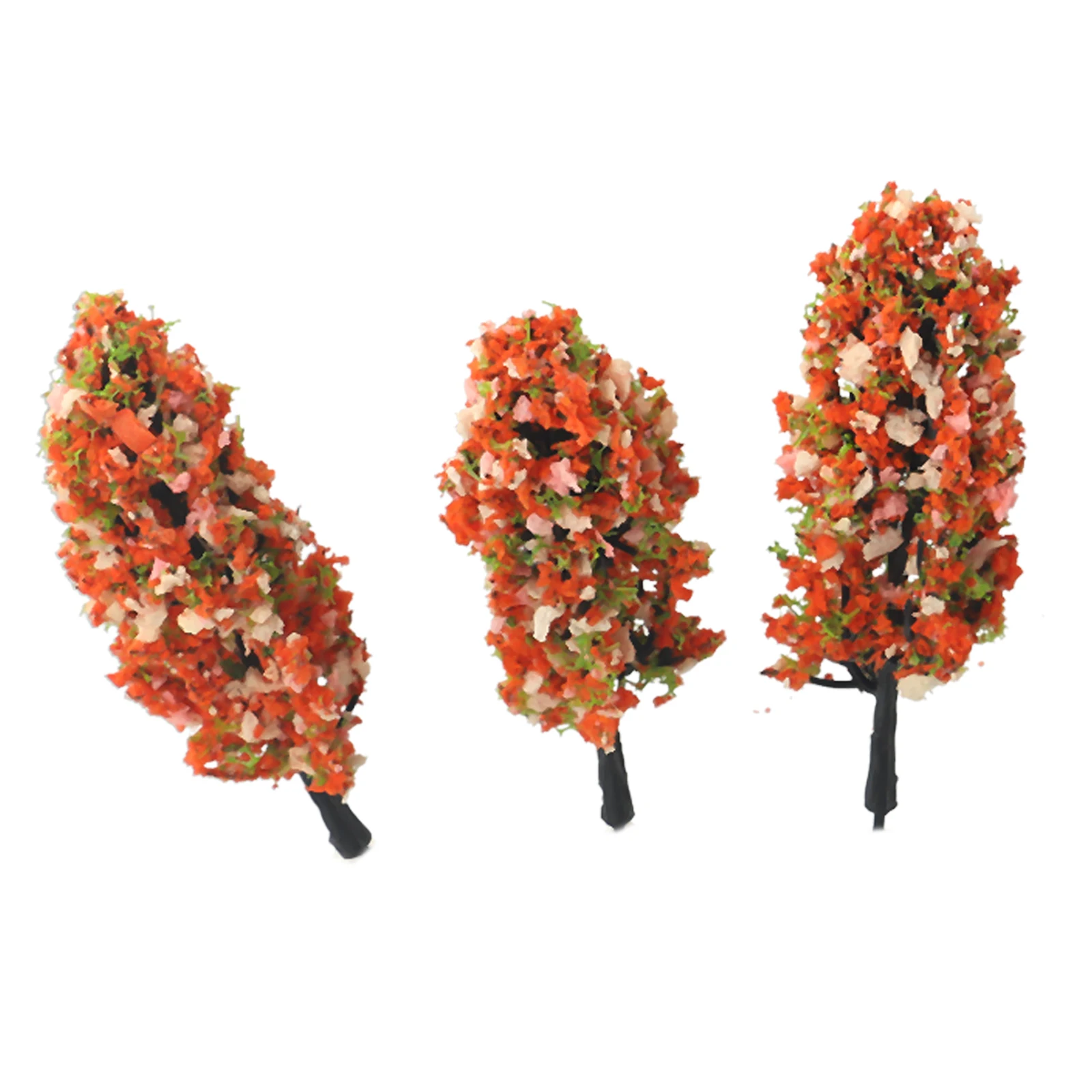 

20Pcs 8.5cm Train Layout Model Flower Trees Street Park Scenery Sand Table Decor For Houses Desks Living Rooms High-quality Gift