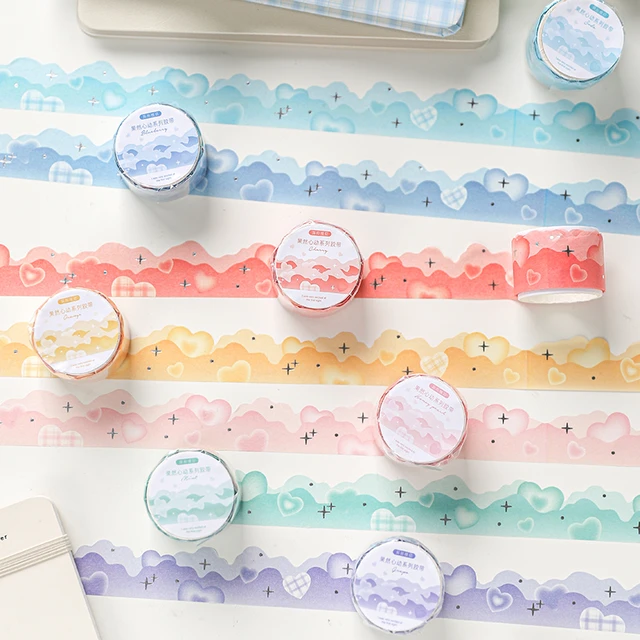 20 Rolls Washi Tape Set Kawaii Korean Stationery Decorative Adhesive Tape  Festival Stickers Washitape Scrapbooking Masking Tape