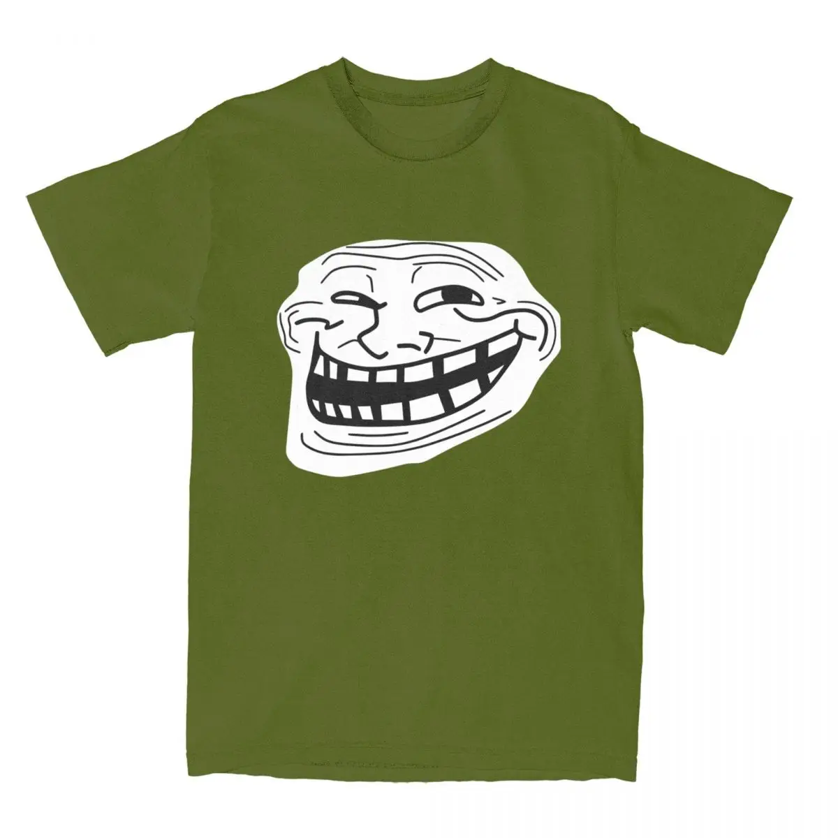 thumbnail image 1 of Rage Comic Trollfac camiseta divertida de Anime Hip Hop, camisetas de manga corta, Tops impresionantes, algodón puro, cuello redondo, ropa de verano 6XL, 1 of 5