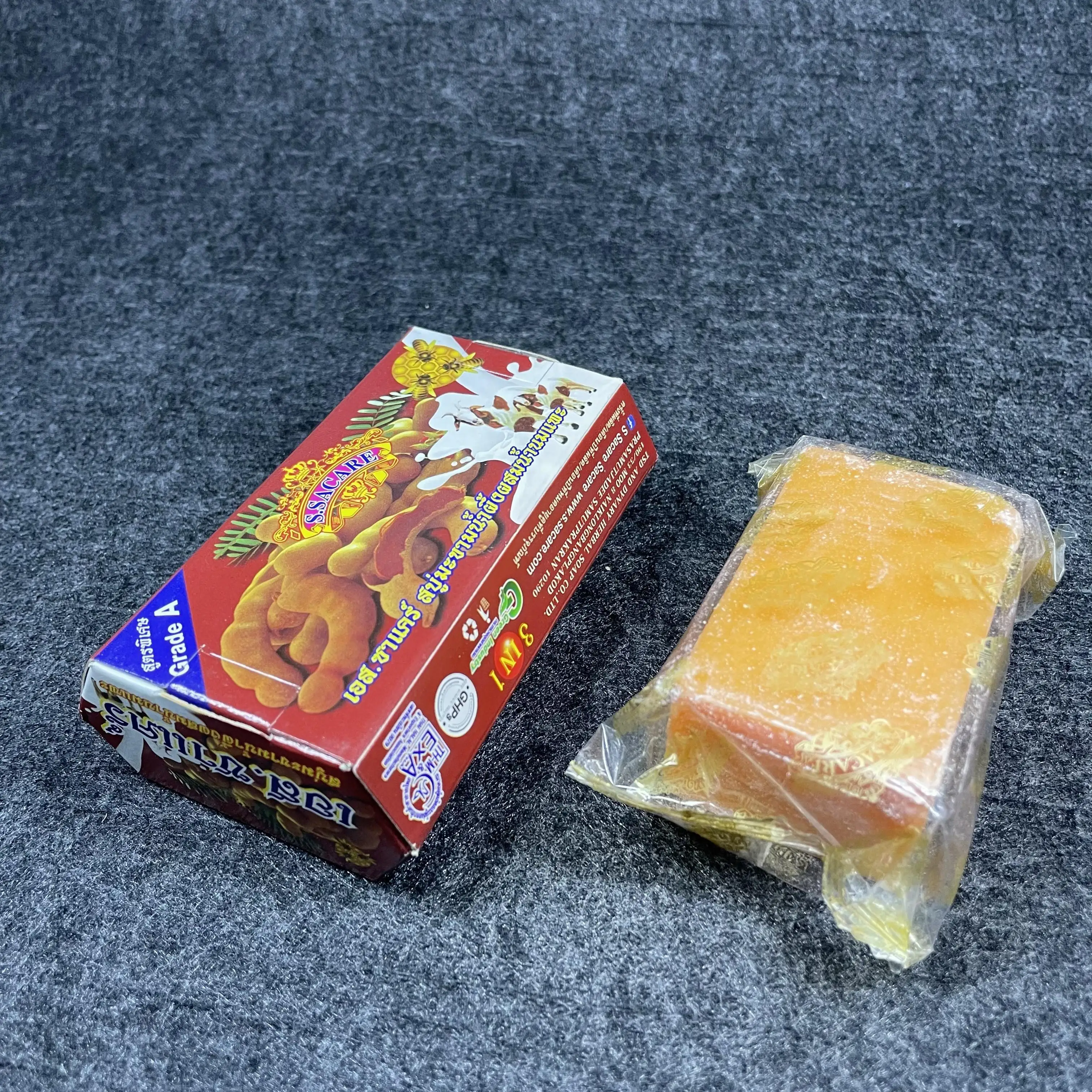 Thailand Tamarind and Goat Milk Soap Honey Herb Soap Whitening Handmade Lightening Skin Moisturizing All Skin hand soap body whitening soap