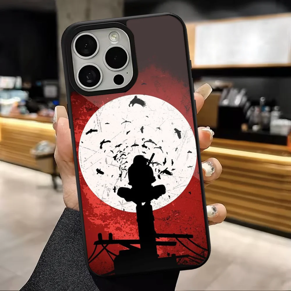 U-Uchiha-ES Anime Itachi Magnetic Wireless Charging Phone Case