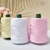 250g Summer Crochet Yarn Ice Rope 3mm Thread For Hand Knitting Bag Sun Hats Shoes Woven DIY Hook Cushion Silk Medium Thick 4