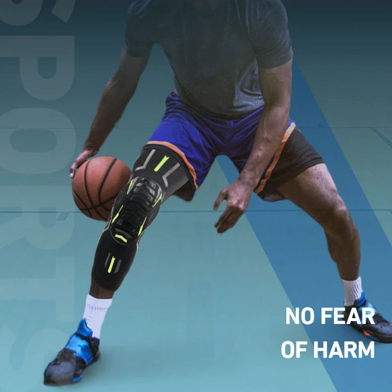 (XS-2XL)1 Pair Men Child Basketball Knee Pads Anti-Collision Gym Cycling Sport Leg Warmers Football Roller Skating Knee Sleeves