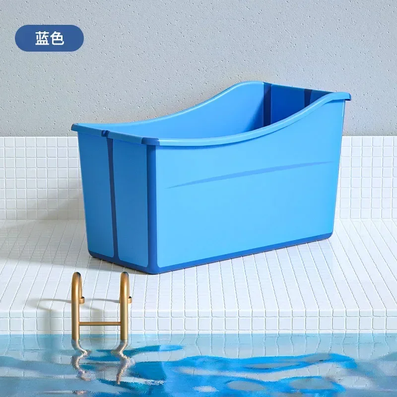 

Foldable bathtub for home adults, bath tub for children, swimming full body bathtub, small apartment large bathtub