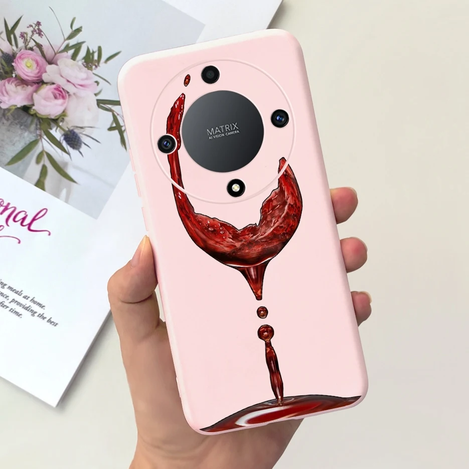 Stylish Painted Soft Silicone Phone Case with Bumper