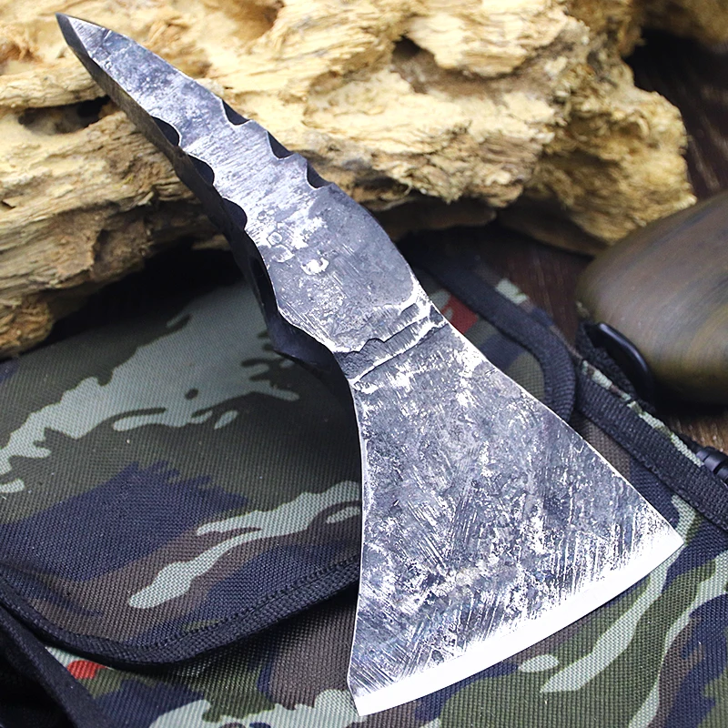 Steel forging multi-functional home outdoor old axe series tree chopping and wood hand axe garden repair woodworking axe 5