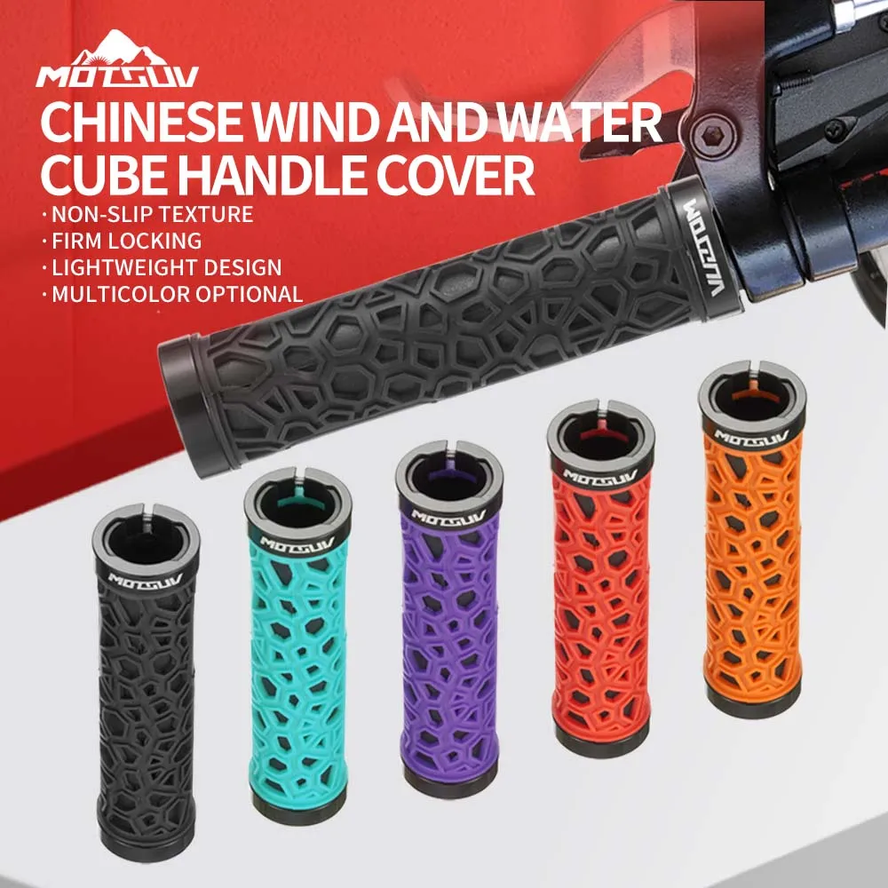 MOTSUV Bicycle Grips TPR MTB Bike Handle Bar Soft Shockproof