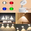 Wireless RGB Remote Spotlight Rechargeable Accent Lights LED Puck Lights Dimmable Timer Wall Lamp Uplight Angle Artwork Lighting 4
