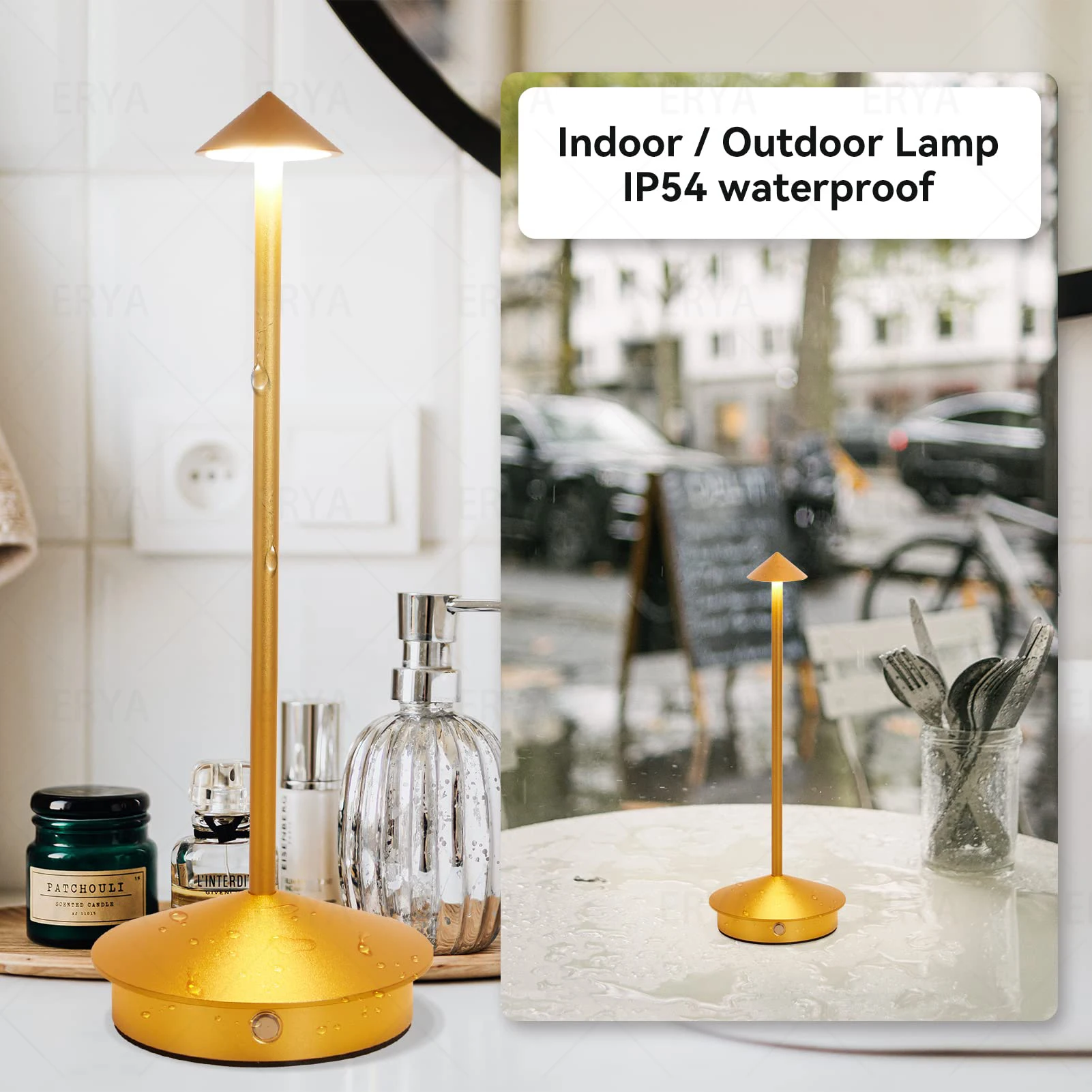 USB-C  ̺ , â ̴ ġ LED ȣ  Ŀ ǳ  ̺ , Lampada Da Tavolo  
