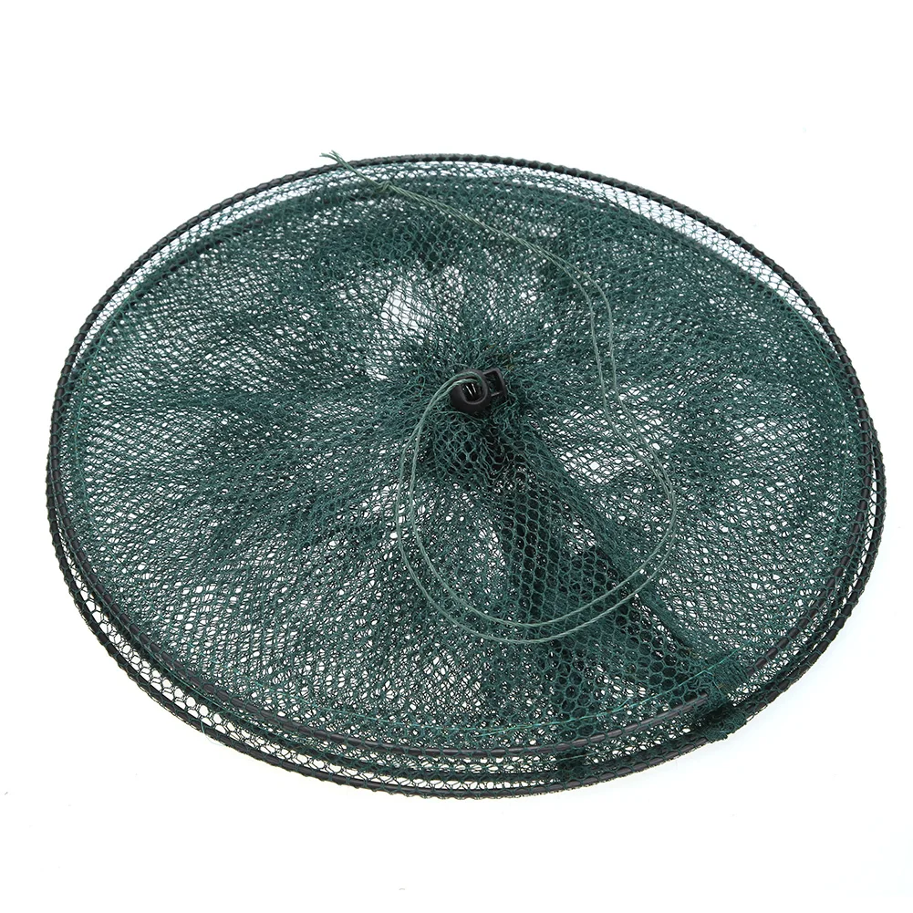 Outdoor 2-Layer Fishing Trap Net Nylon Fish Crab Guard Mesh Fish