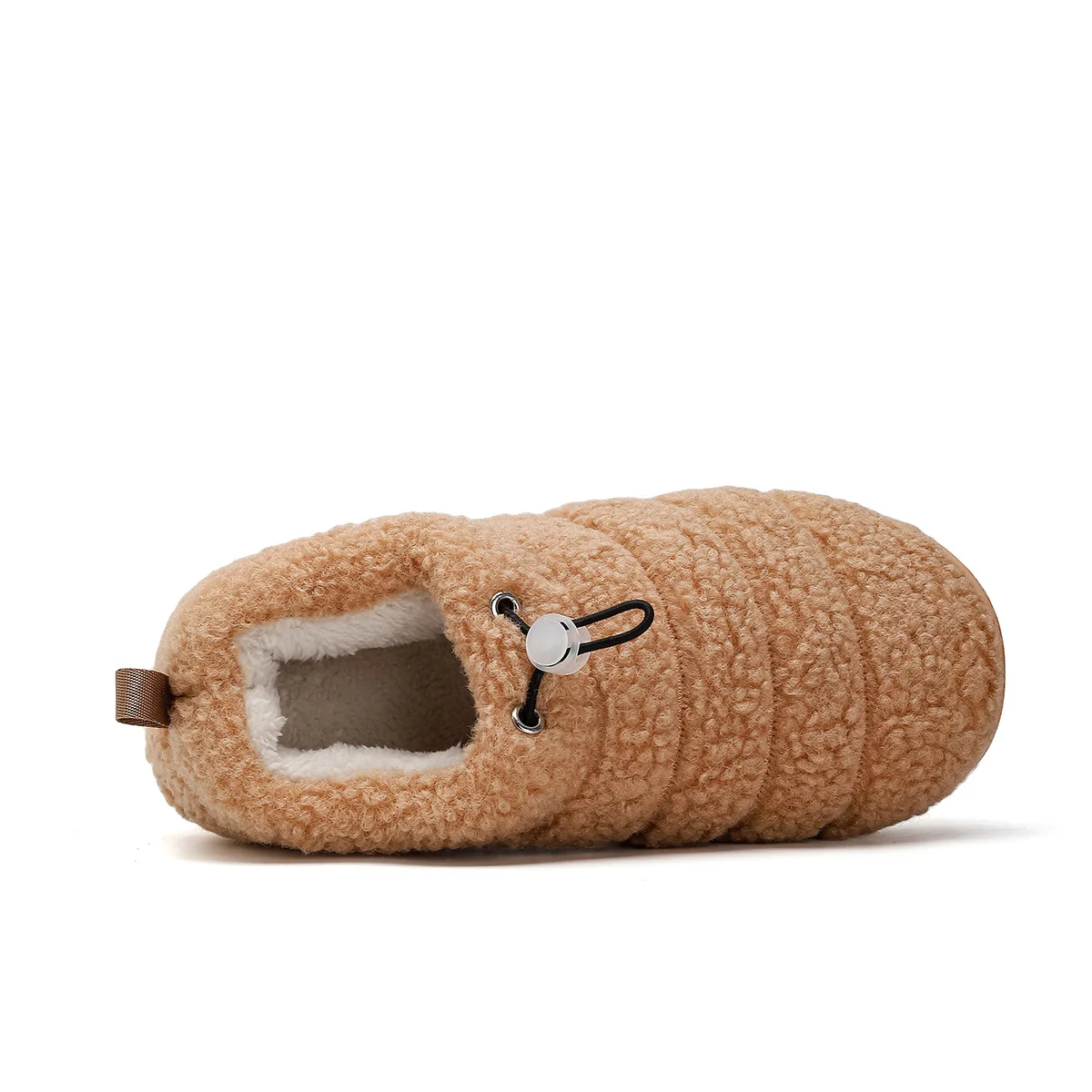 Smile Winter Outdoor Thickened Warm All Inclusive Slippers Indoor Adjustable Button Cotton Shoes Non-slip Fleece Cotton Shoes 6