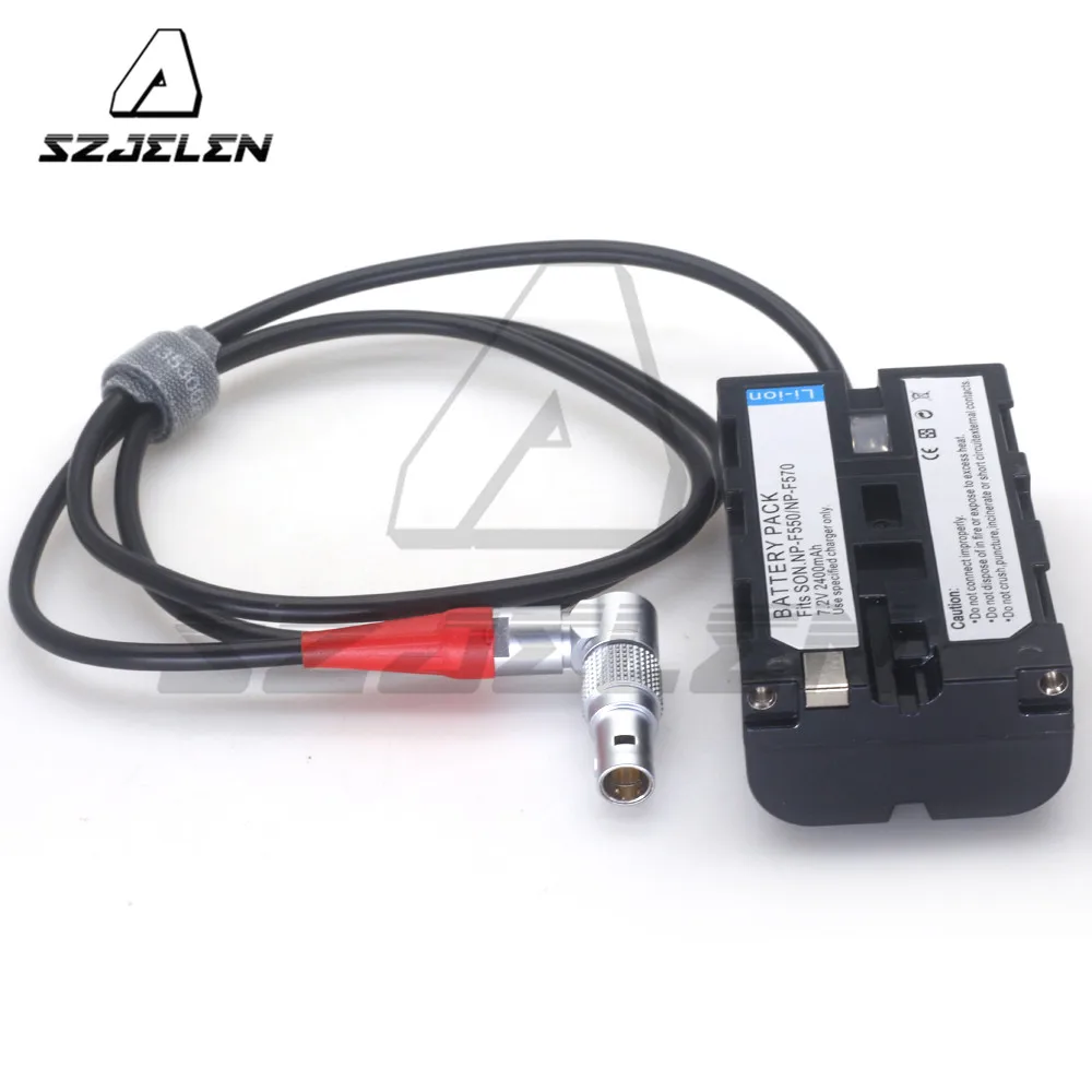 Arri Trinity2 Lbus Port 0B Alimentatore A 4 Pin Np-F550/Np-F570/970 Accoppiatore Di Alimentazione Dc Smallhd 702/Atomos Monitor Cavo Di Alimentazione